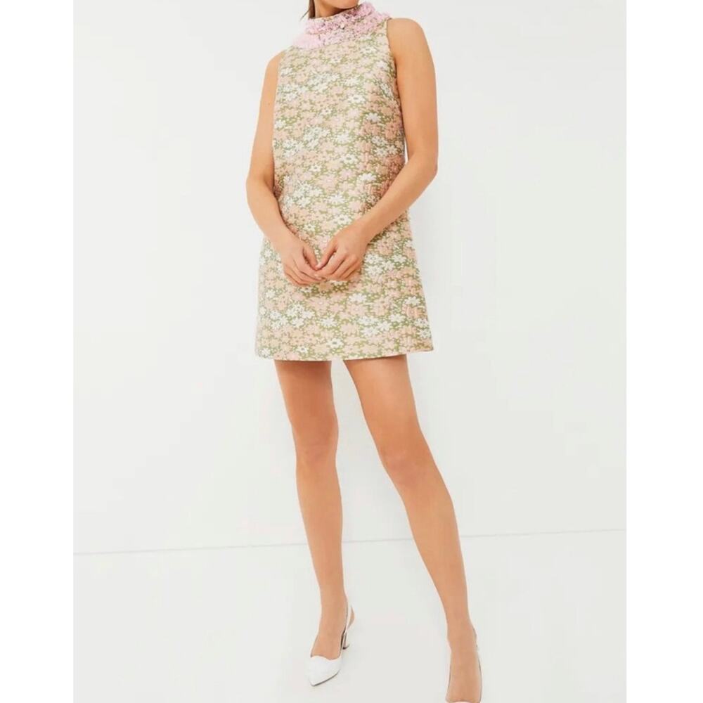 Tuckernuck Floral Mini Dress - Pink, Green, White